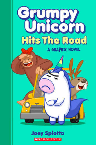 Grumpy unicorn hits - grumpy, road