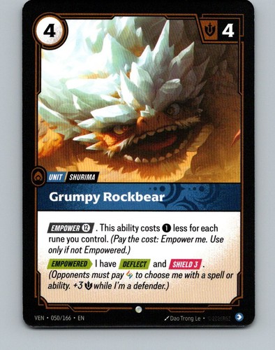 Grumpy rockbear common - grumpy,