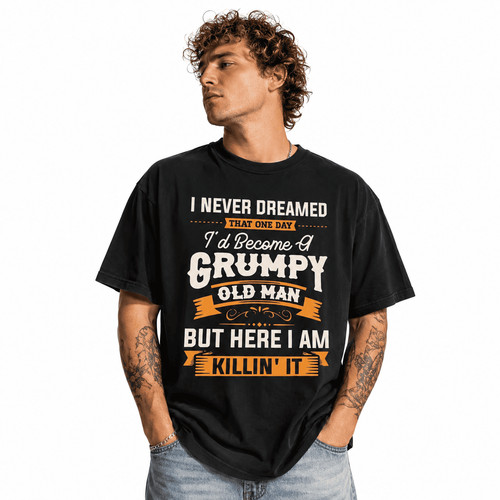 Funny grumpy old man - grumpy, killin'
