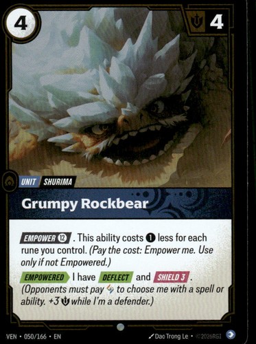 Grumpy rockbear 050 166 common - rockbear,