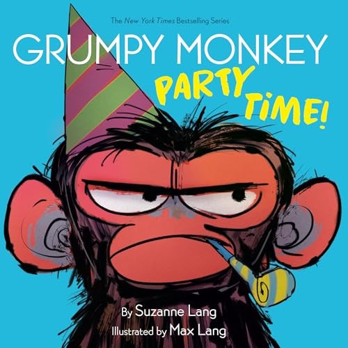 Grumpy monkey party time - monkey,